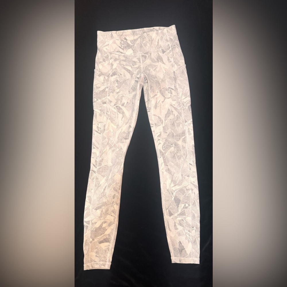 Lululemon High-Rise Cream Printed Women’s Leggings
